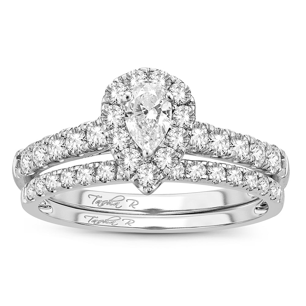 Timeless 14k White Gold 1CT Diamond Bridal Solitaire Ring