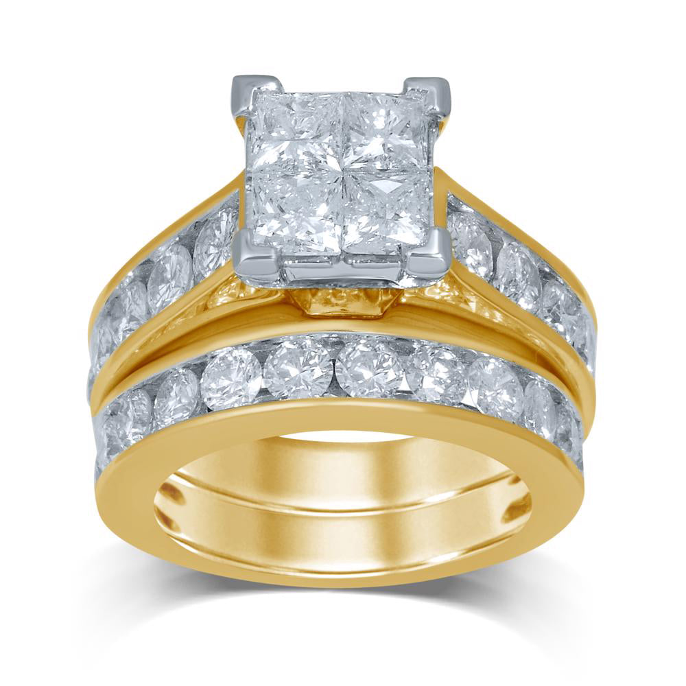 Luminous 14k White Gold Lab Diamond Engagement Ring (4.27 CT)