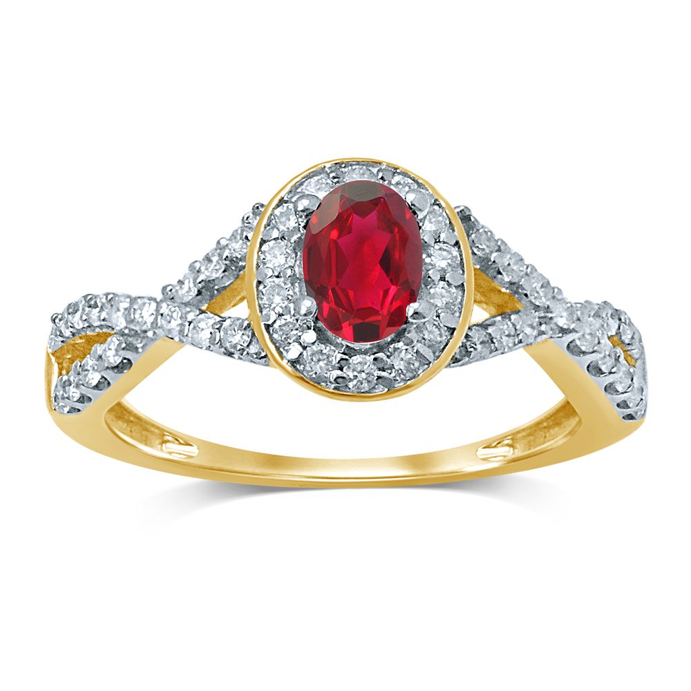 Luminous 14k White Gold 1CT Lab Diamond Womens Engagement Ring