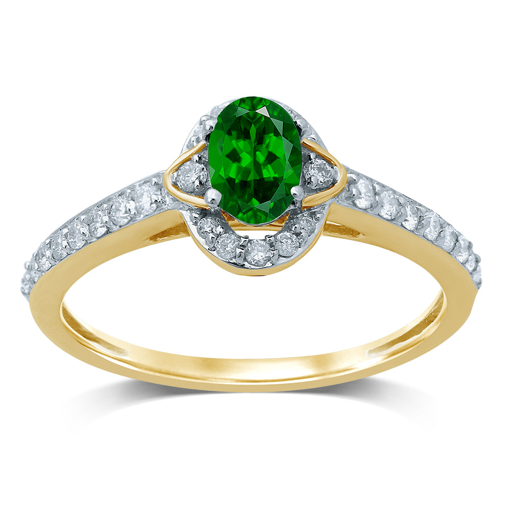 14k White Gold 0.25CT Lab Diamond Solitaire Ring
