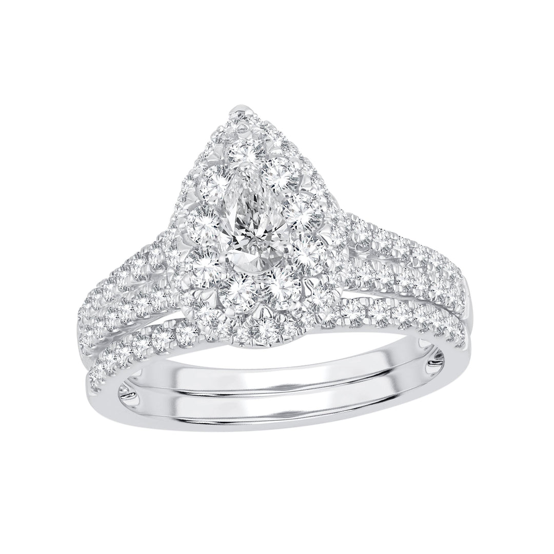 Luminous 14k White Gold Lab Diamond Engagement Ring