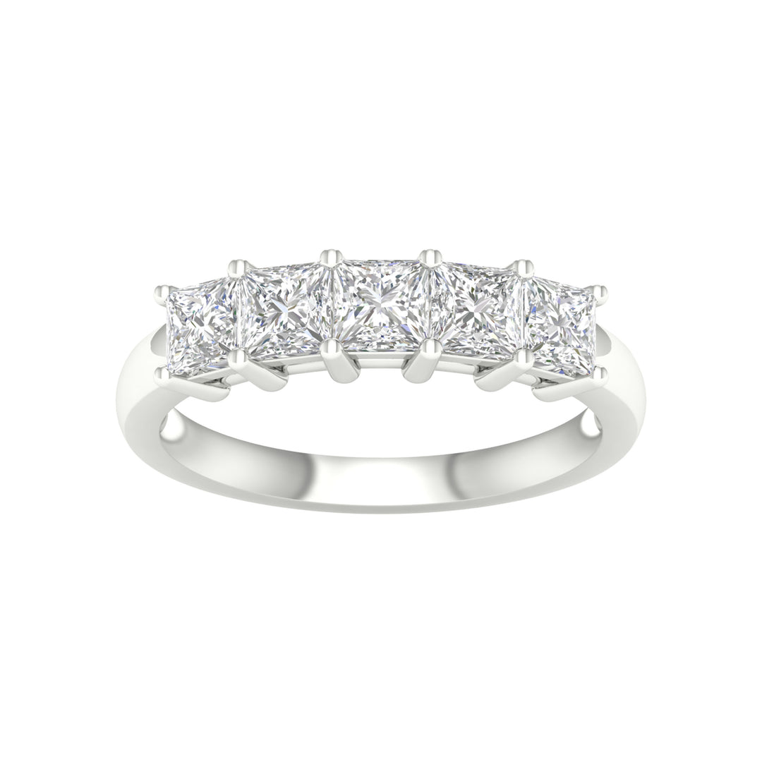 Brilliant 14K White Gold Lab Grown Diamond Engagement Ring