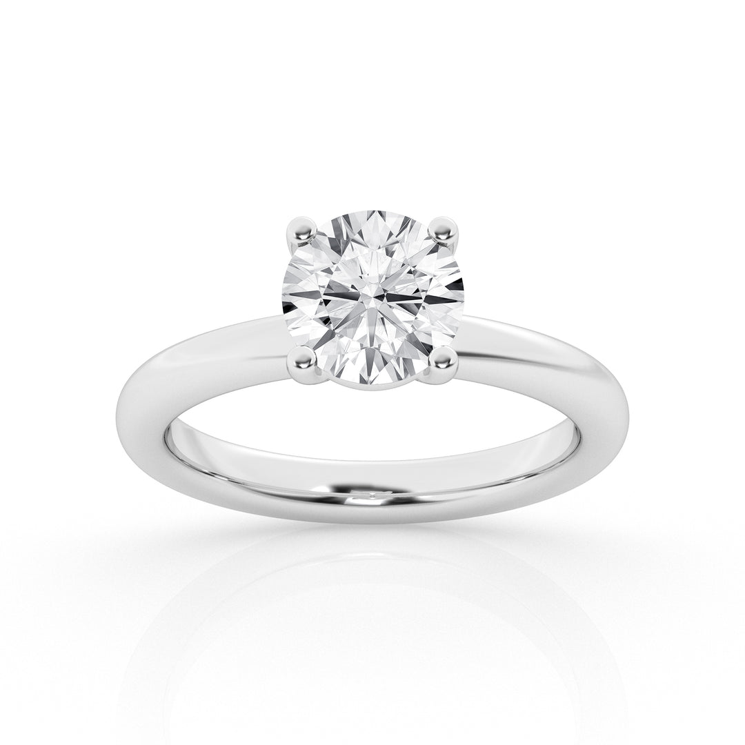 Timeless 2ct Lab Diamond Solitaire in 14K White Gold
