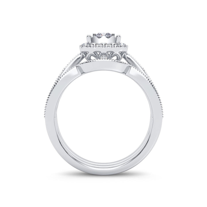Timeless 14k White Gold Lab Diamond Engagement Ring (0.75 CT)