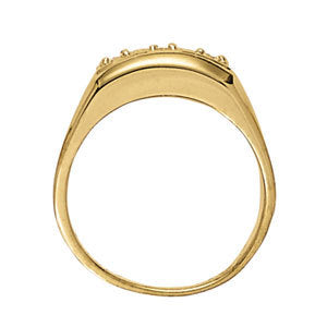 Platinum White Gold 3-Stone Diamond Ring