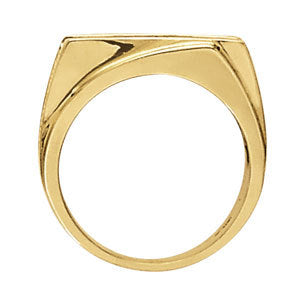 18K White Gold 1 ct Diamond Mens Ring