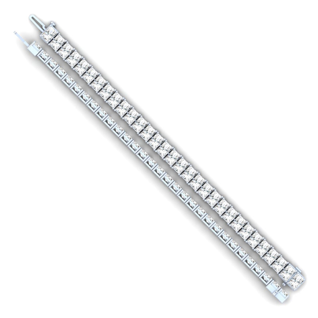 14K WHITE GOLDTennis Necklace
