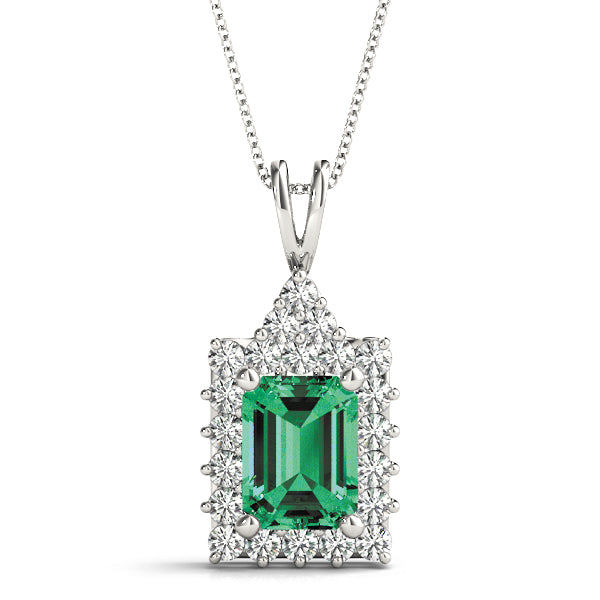 Multi-Diamond Round Pendant