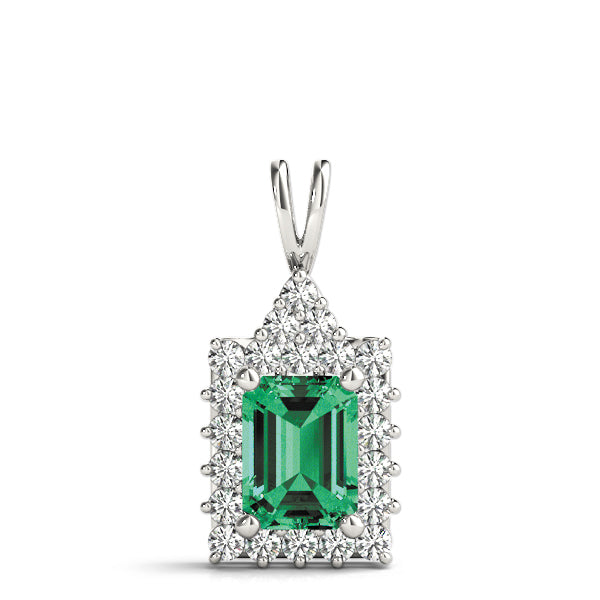 Multi-Diamond Round Pendant
