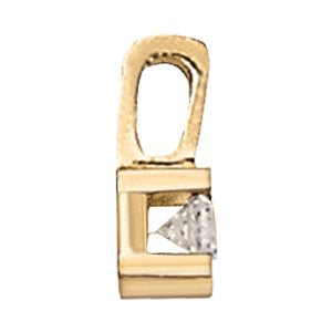 Platinum 1 CT Round Diamond Solitaire Pendant