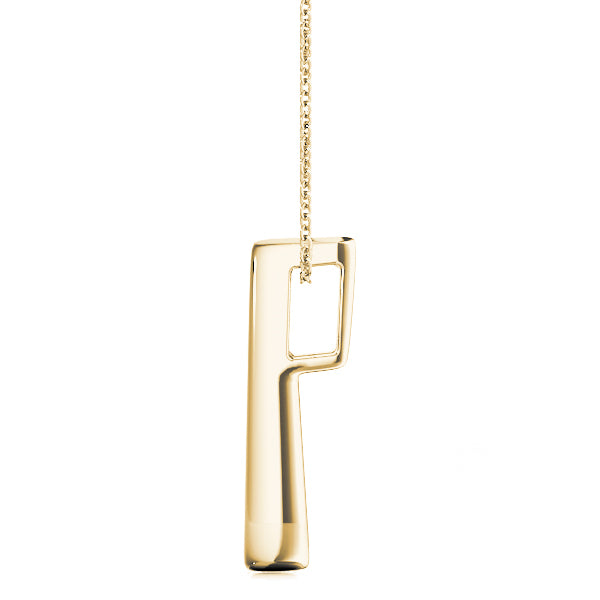 18K Yellow Gold Lab Diamond 3-Stone Pendant