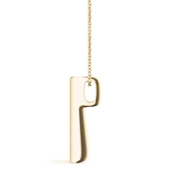 3-Stone Lab Diamond 18K Yellow Gold Pendant