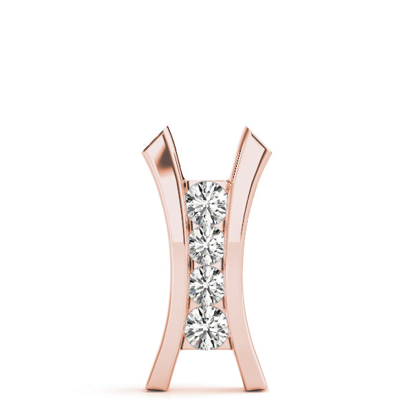 Rose Gold Lab Diamond Fashion Pendant
