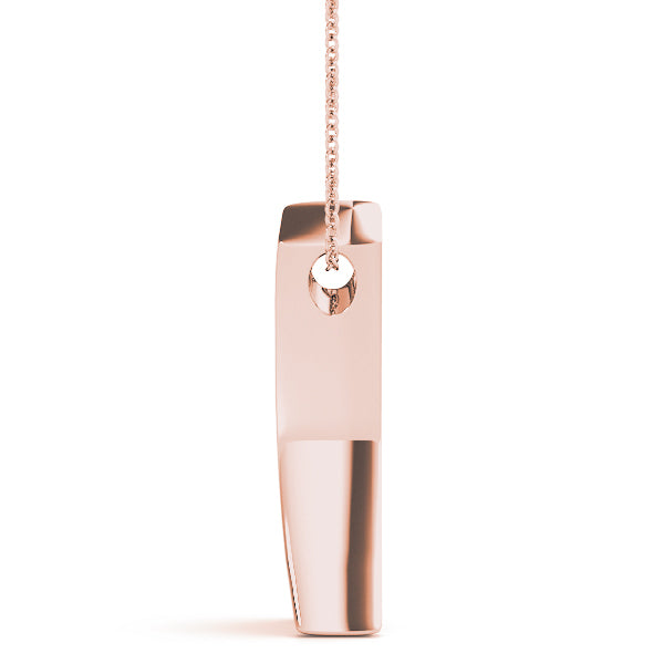 Rose Gold Lab Diamond Fashion Pendant