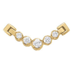 Lab Diamond Multi-Stone White Gold Pendant