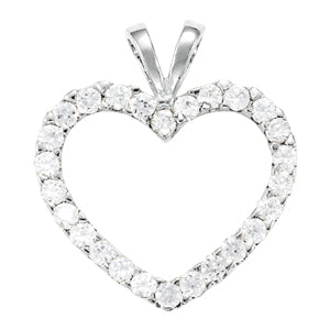 Platinum Multi-Diamond Fashion Pendant 7/8 CT