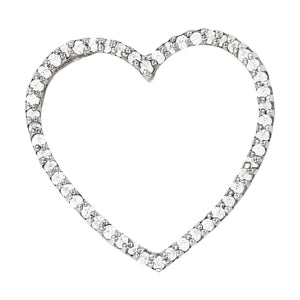 18K White Gold Diamond Fashion Pendant