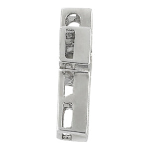 Diamond Religious Cross Pendant - 14K White Gold