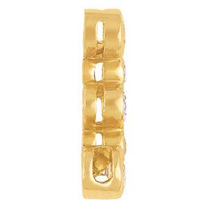 Multi-Diamond Lab Grown 14K Gold Pendant