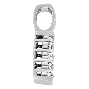 White Platinum 8-Diamond Fashion Pendant