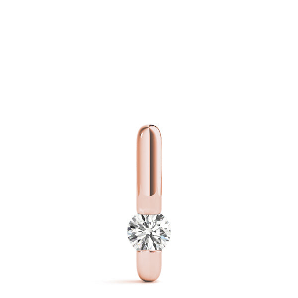 18K Rose Gold 0.5CT Lab Diamond Pendant