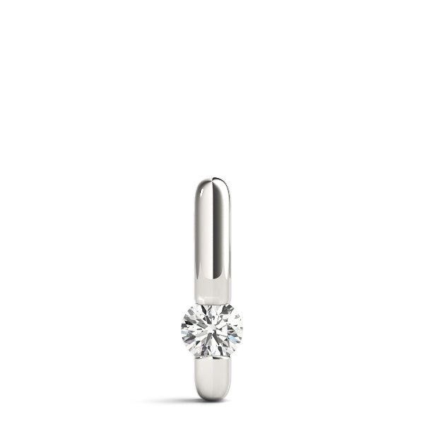 0.5CT Lab Diamond Platinum Solitaire Pendant