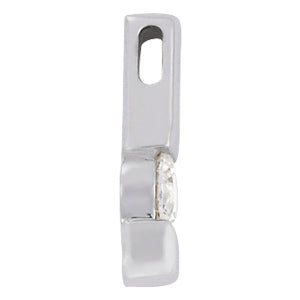 0.5CT Lab Diamond Platinum Solitaire Pendant