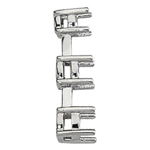 14K Gold Lab Diamond 3-Stone Pendant