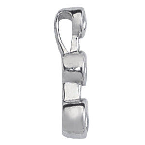 Lab Diamond 3 Stone 14K Gold Pendant