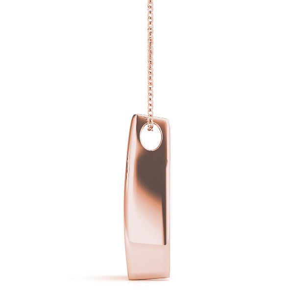 Rose Gold Lab Diamond 3-Stone Pendant | 0.35 CTW