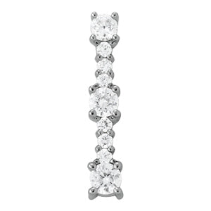 Platinum 1 CT Round Diamond Fashion Pendant