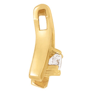 Platinum White 0.33ct Lab Diamond Pendant