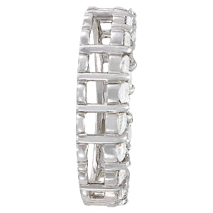 Lab Diamond Circle Pendant in Gold