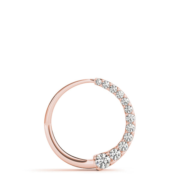 18K Rose Gold Diamond Journey Pendant