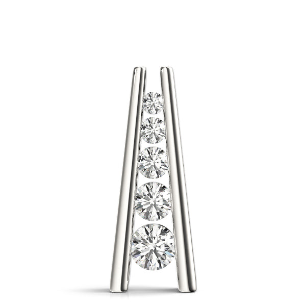 Platinum Diamond Journey Pendant
