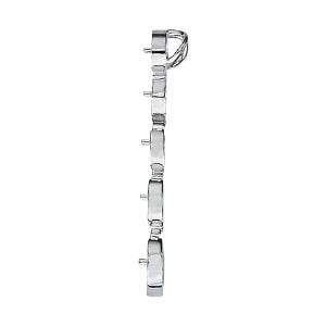 18K White Gold 1 ct Diamond Journey Pendant