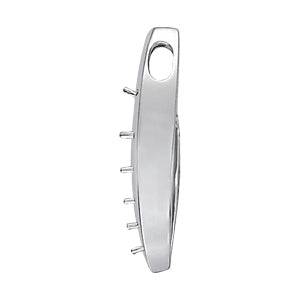 18K White Gold Round Diamond Journey Pendant