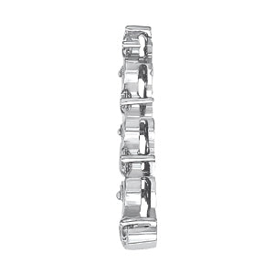 18K White Gold 1 CT Diamond Journey Pendant