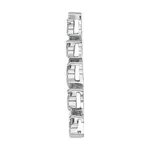 18K White Gold 1 CT Diamond Journey Pendant