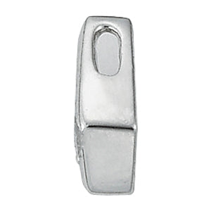 14K White Gold 1/2 ct Diamond Solitaire Pendant
