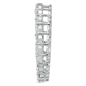 White Platinum 11-Diamond Circle Pendant