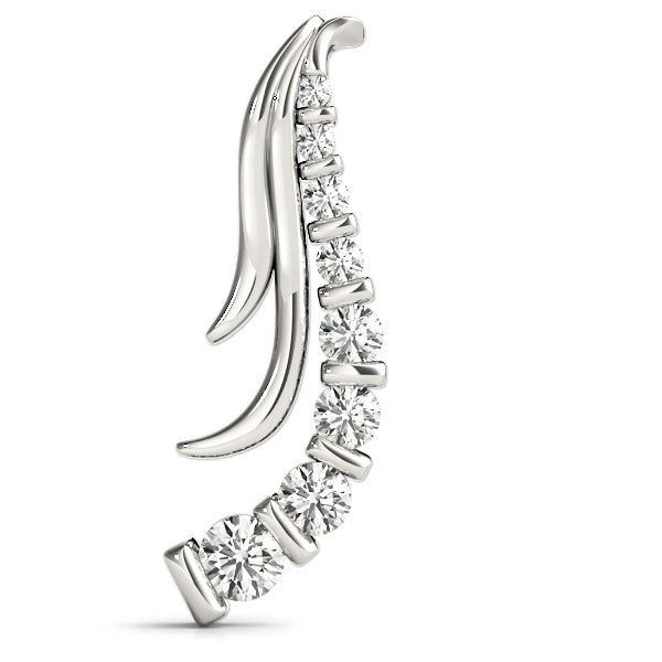 Platinum Lab Diamond Journey Pendant