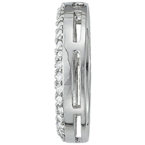 Platinum Diamond Circle Pendant