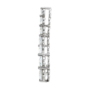 Platinum Lab Diamond Journey Pendant