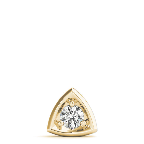 1 Ct Lab Diamond 14K Yellow Gold Pendant