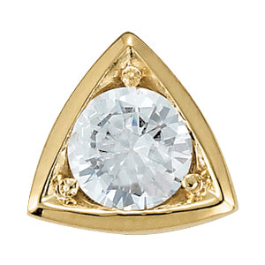 Platinum 1 ct Diamond Solitaire Pendant