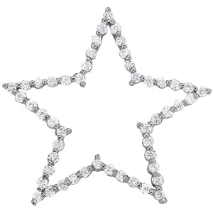 White Platinum 50-Diamond Fashion Pendant