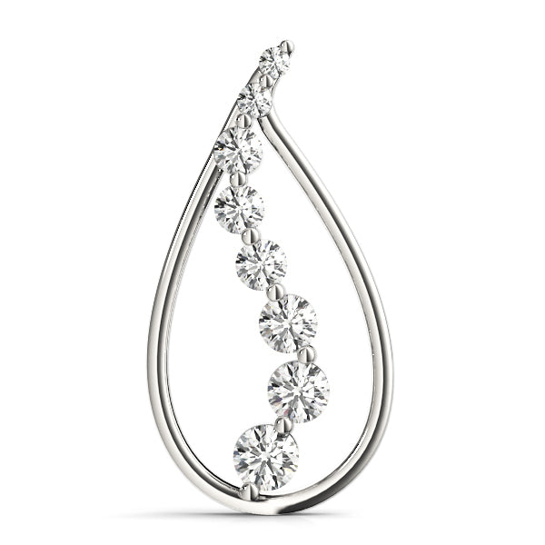 Platinum Lab Diamond Journey Pendant