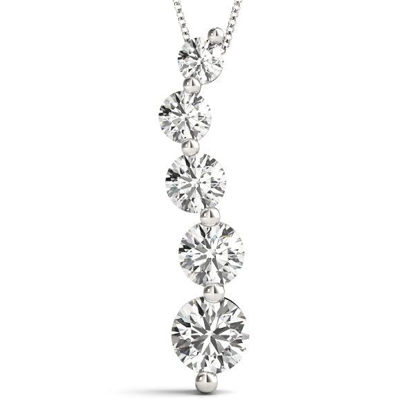 Platinum Lab Diamond Journey Pendant