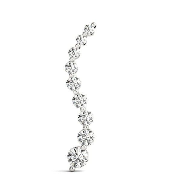 Platinum Lab Diamond Journey Pendant
